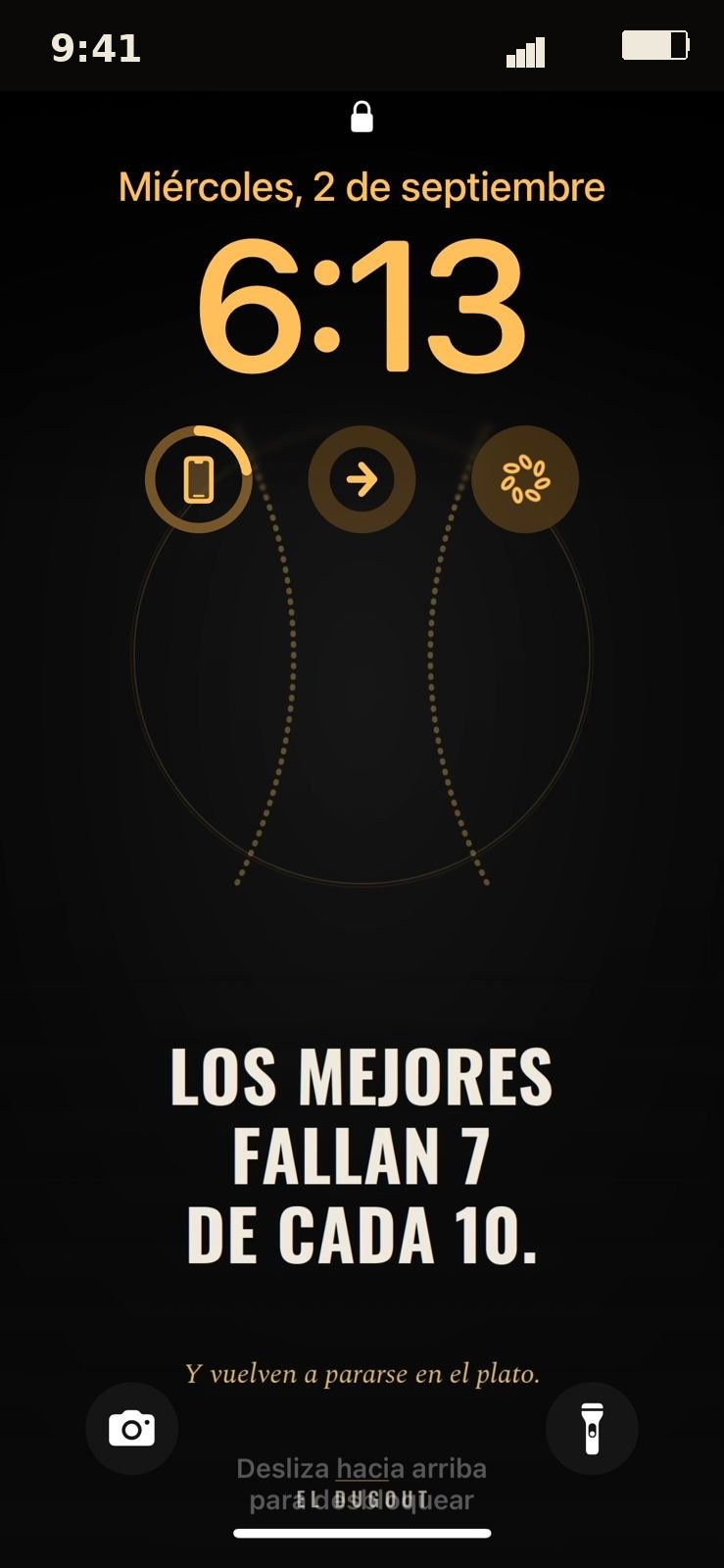 Fondo de pantalla del Dugout en un celular